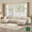 Modular 6-Seat Sectional Sofa with Wooden Legs
