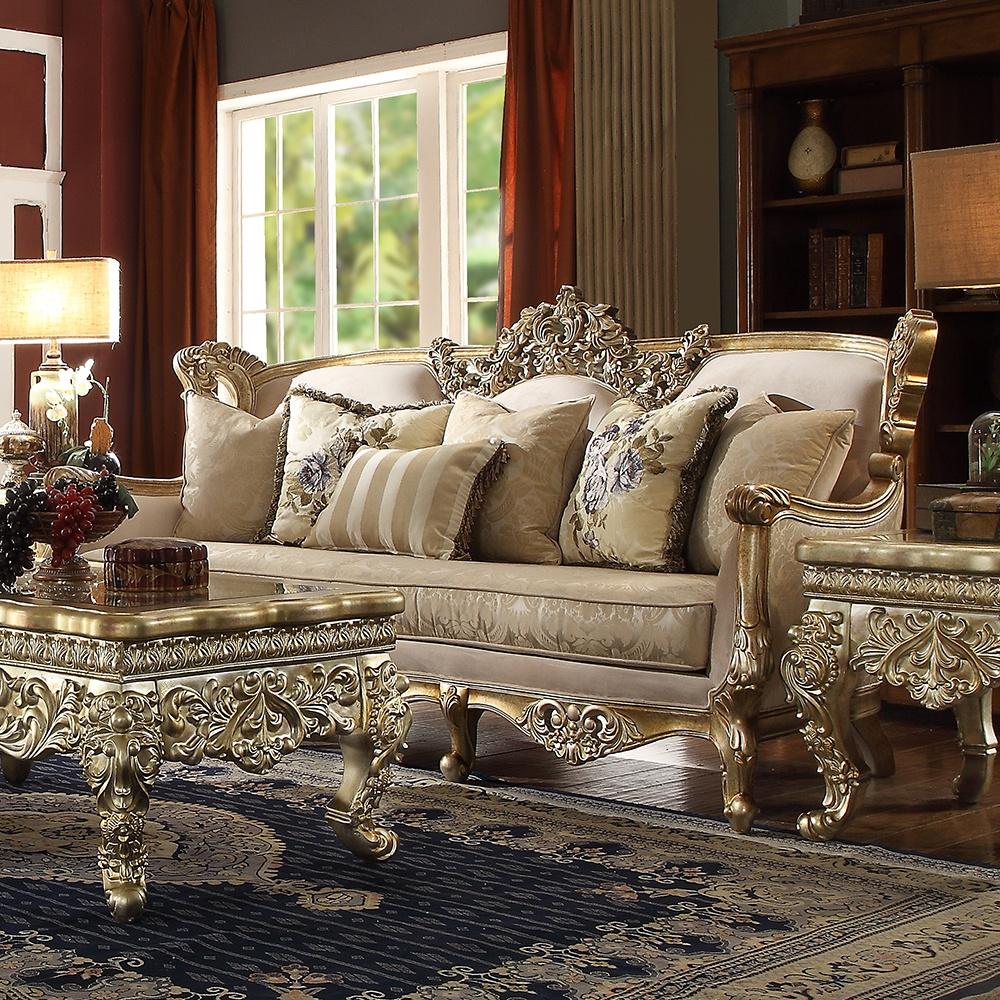 Mccarroll Sofa in Soft Fabric with Tufted Back