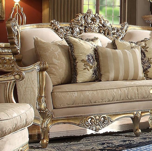 Mccarroll Sofa in Soft Fabric with Tufted Back