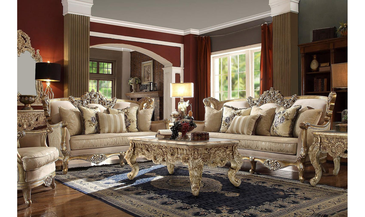 Mccarroll Sofa in Soft Fabric with Tufted Back