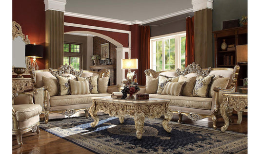 Mccarroll Sofa in Soft Fabric with Tufted Back