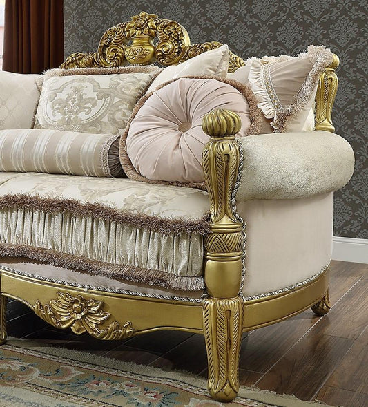 Dimitroula Sofa in Modern Velvet with Curved Arms
