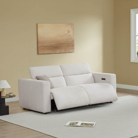 2-Seat Wall-Hugger Reclining Sofa with Power Headrest