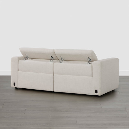 2-Seat Wall-Hugger Reclining Sofa with Power Headrest