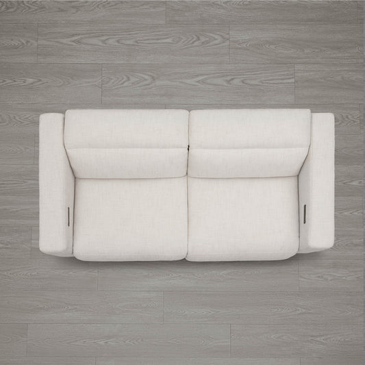 2-Seat Wall-Hugger Reclining Sofa with Power Headrest