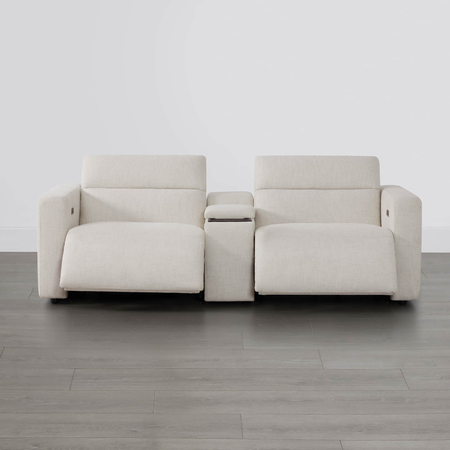 2-Seat Wall-Hugger Reclining Sofa with Power Headrest