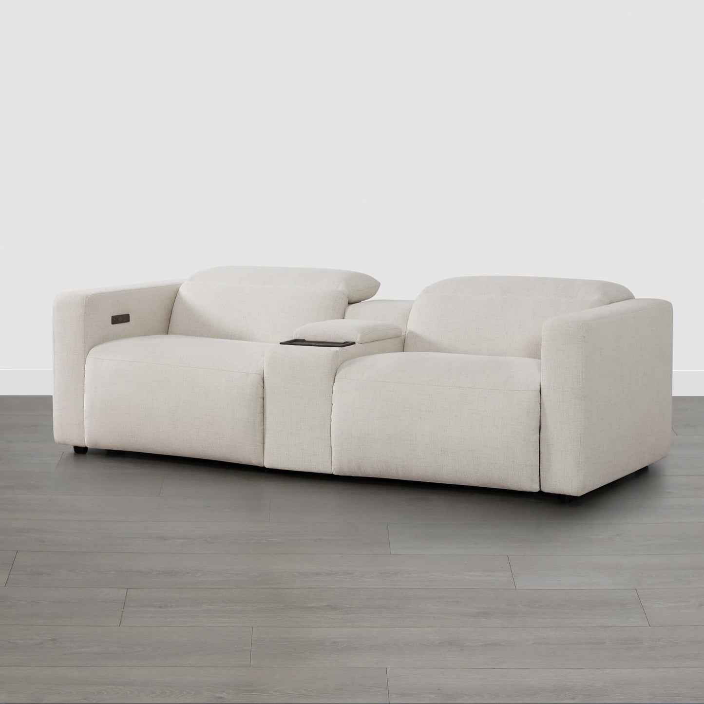 2-Seat Wall-Hugger Reclining Sofa with Power Headrest