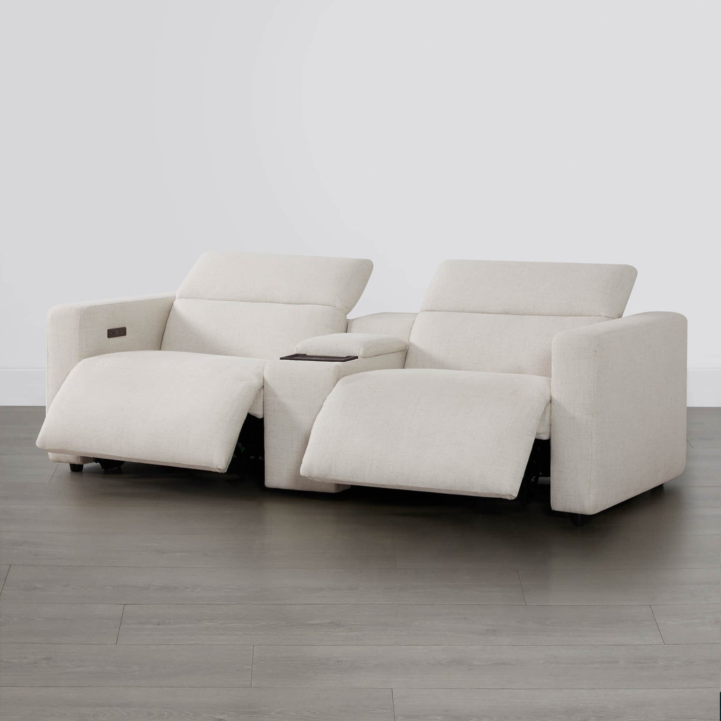 2-Seat Wall-Hugger Reclining Sofa with Power Headrest