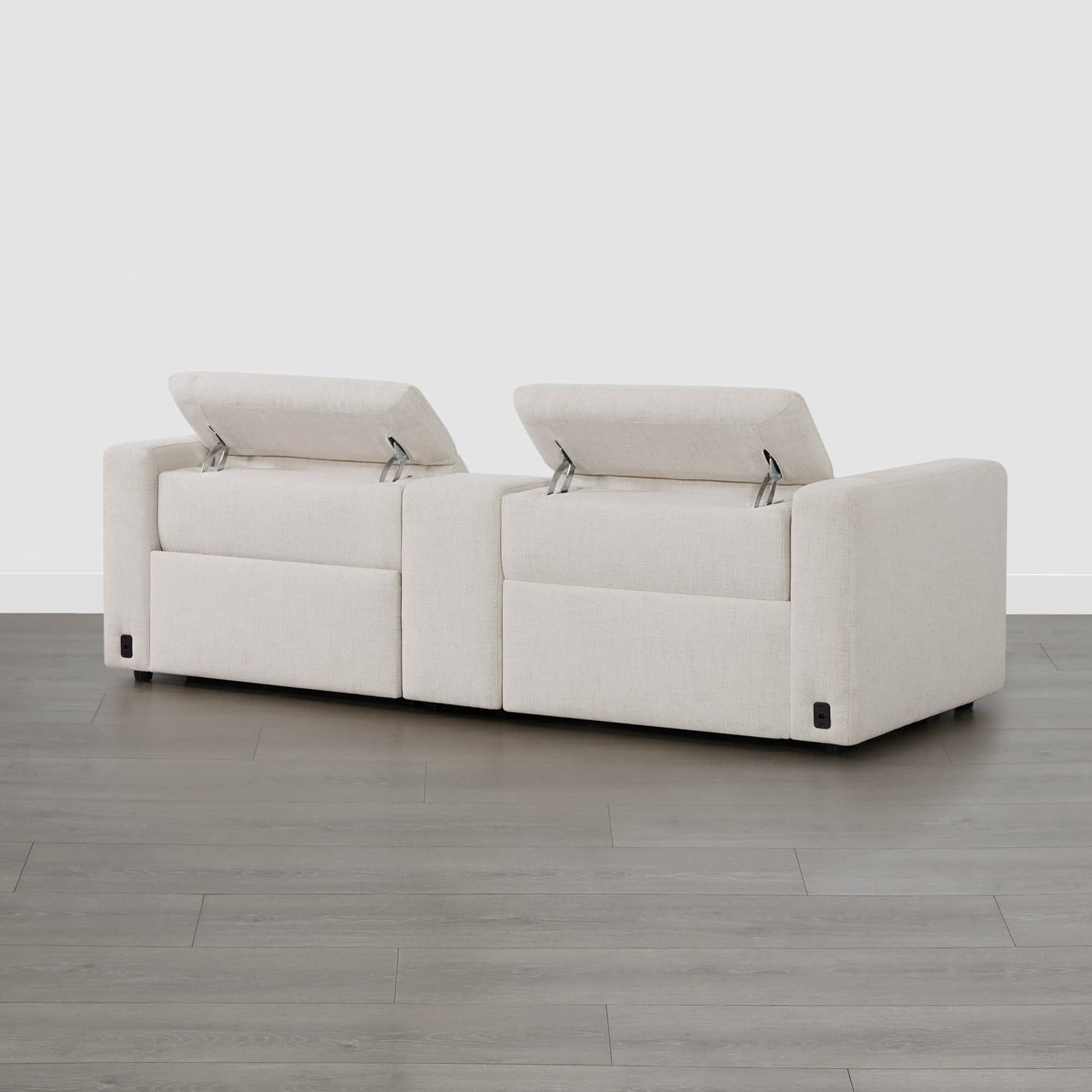 2-Seat Wall-Hugger Reclining Sofa with Power Headrest