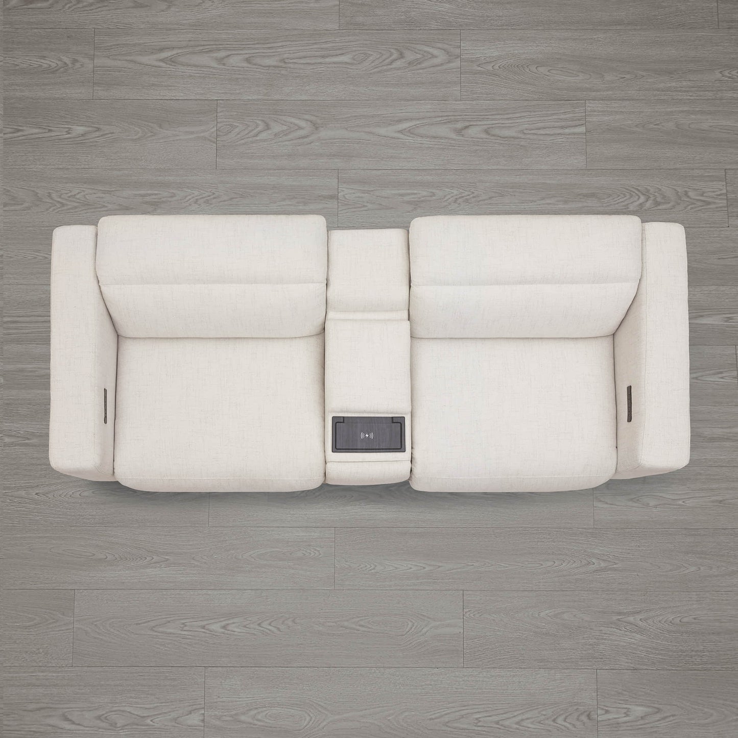 2-Seat Wall-Hugger Reclining Sofa with Power Headrest