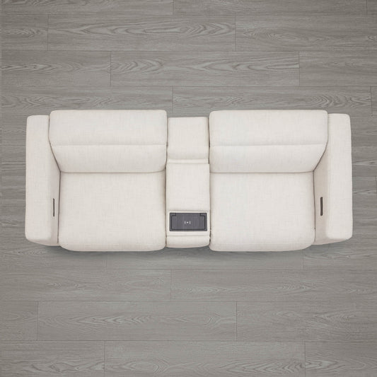 2-Seat Wall-Hugger Reclining Sofa with Power Headrest