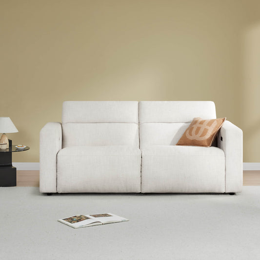 2-Seat Wall-Hugger Reclining Sofa with Power Headrest