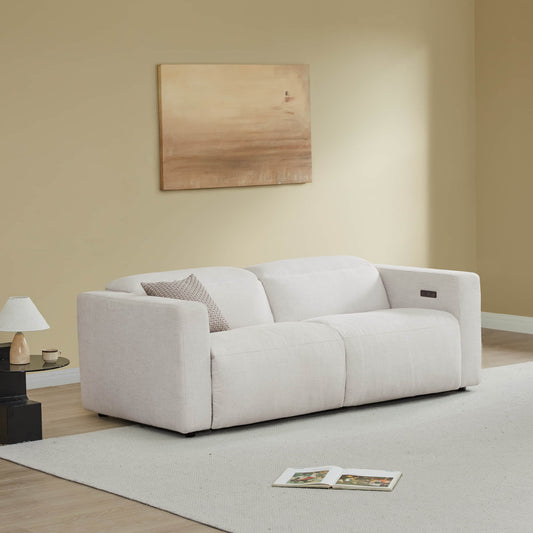 2-Seat Wall-Hugger Reclining Sofa with Power Headrest