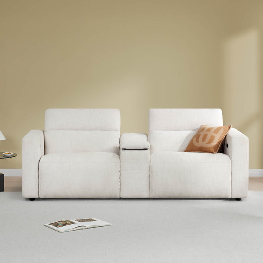 2-Seat Wall-Hugger Reclining Sofa with Power Headrest