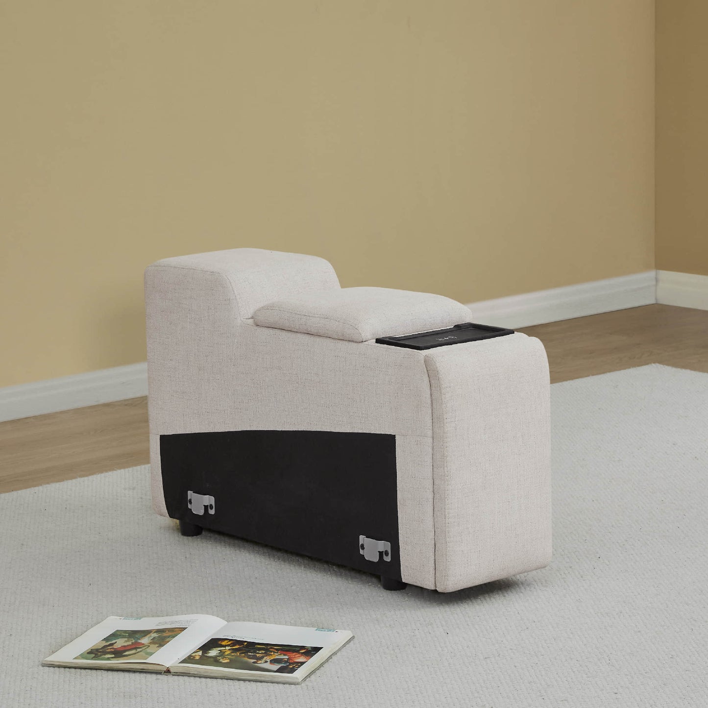 2-Seat Wall-Hugger Reclining Sofa with Power Headrest