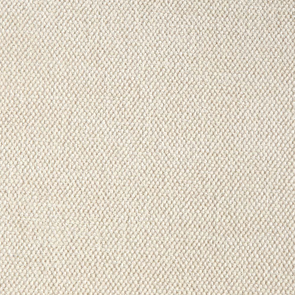 2-Seater Beige Woven Fabric Sofa with Slope Arms