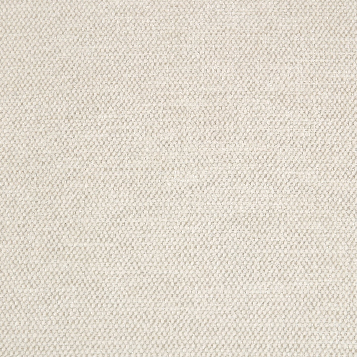 2-Seater Sofa in Beige Woven Fabric with Chrome Legs