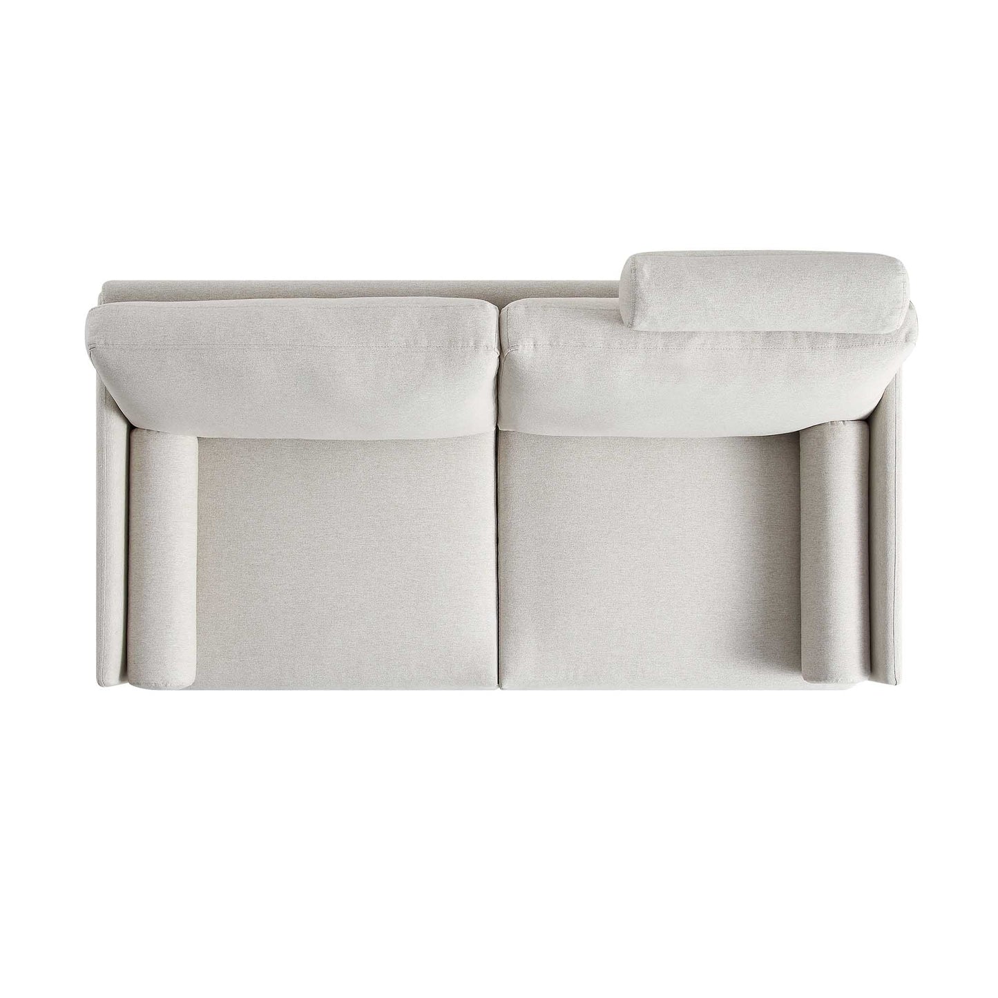 2-Seater Sofa in Timber Oatmeal Fabric