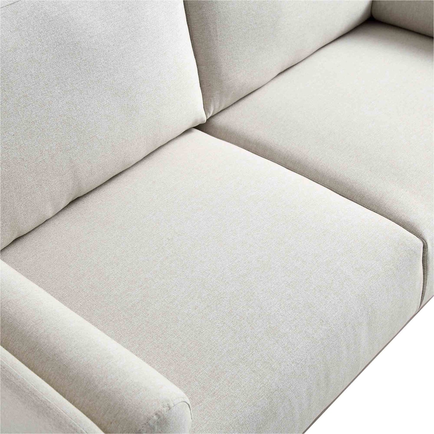 2-Seater Sofa in Timber Oatmeal Fabric