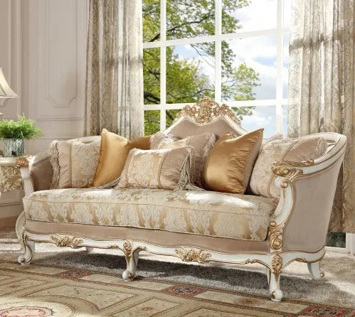 Mazie 3-Seater Sofa with Soft Fabric Upholstery