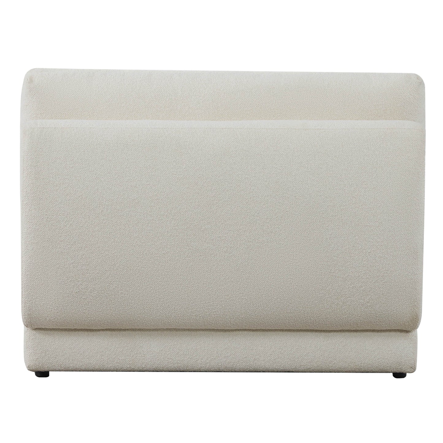 3-Seat Curved Modular Sofa with Generous Dimensions