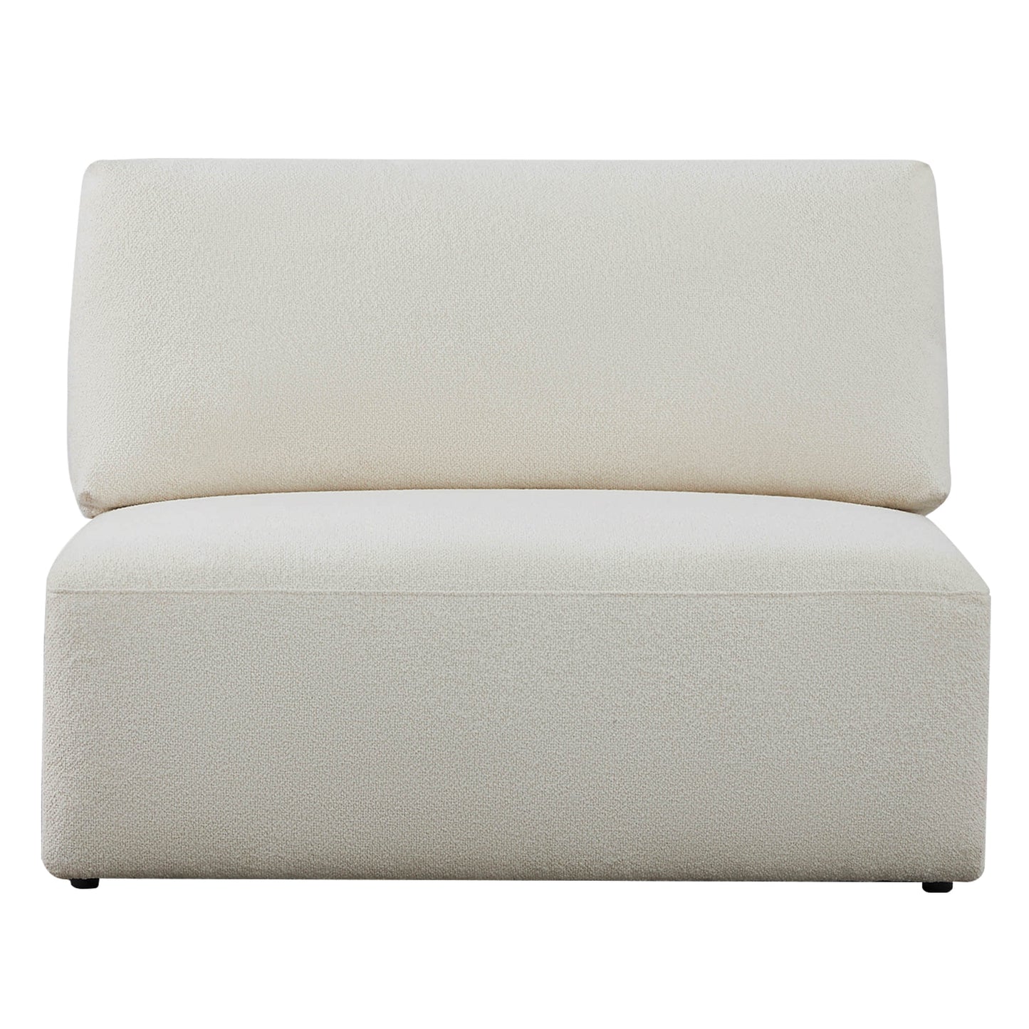 3-Seat Curved Modular Sofa with Generous Dimensions