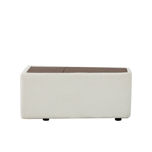 3-Seat Curved Modular Sofa with Generous Dimensions