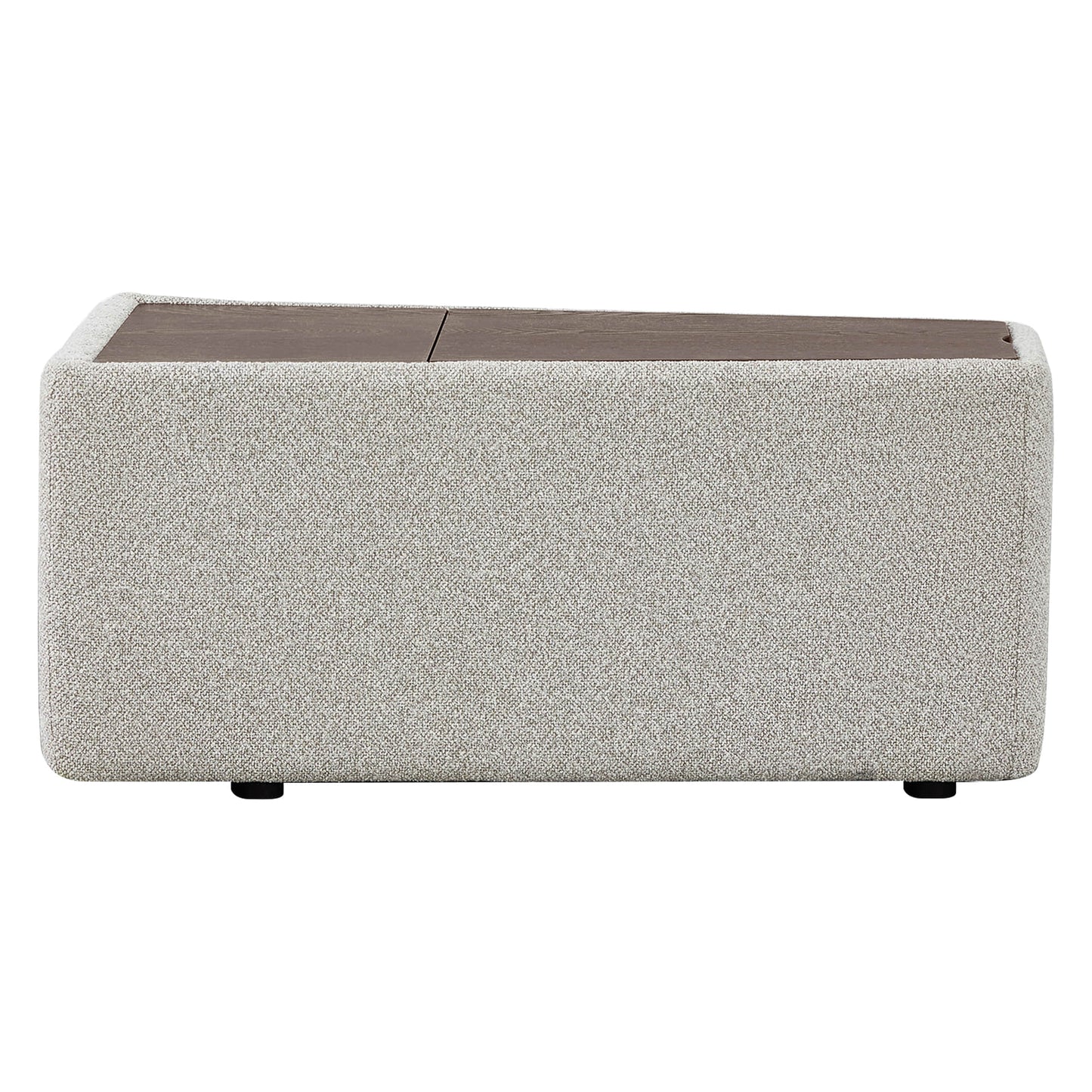 3-Seat Curved Modular Sofa with Generous Dimensions