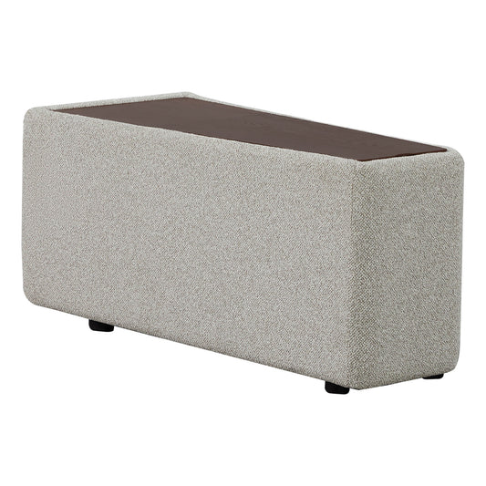3-Seat Curved Modular Sofa with Generous Dimensions