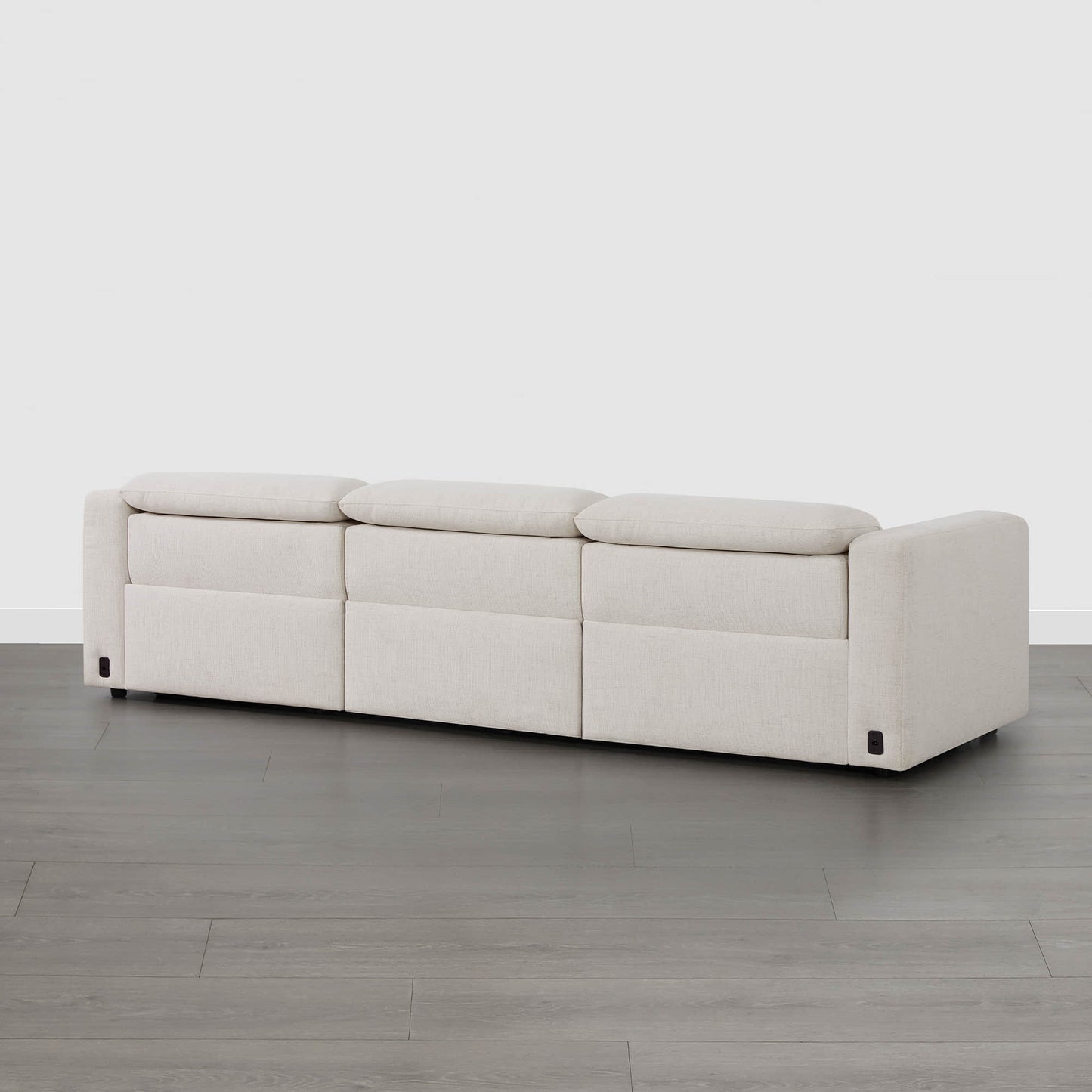 3-Seat Reclining Sectional Sofa with Power Headrest