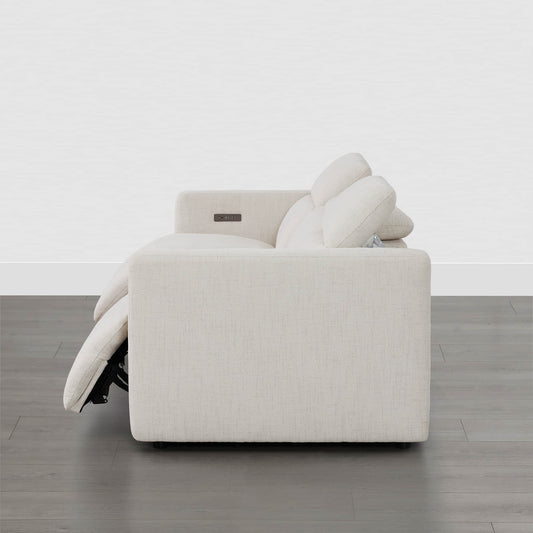 3-Seat Reclining Sectional Sofa with Power Headrest