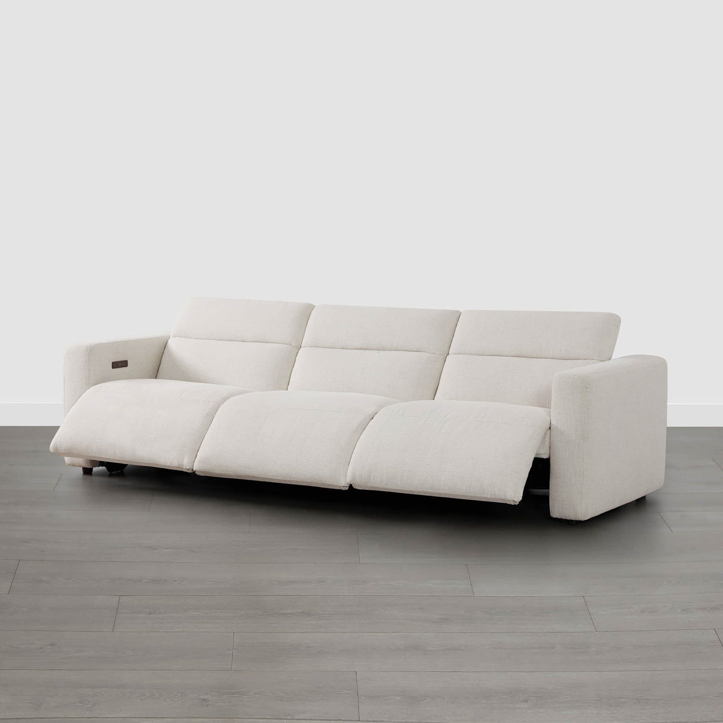 3-Seat Reclining Sectional Sofa with Power Headrest