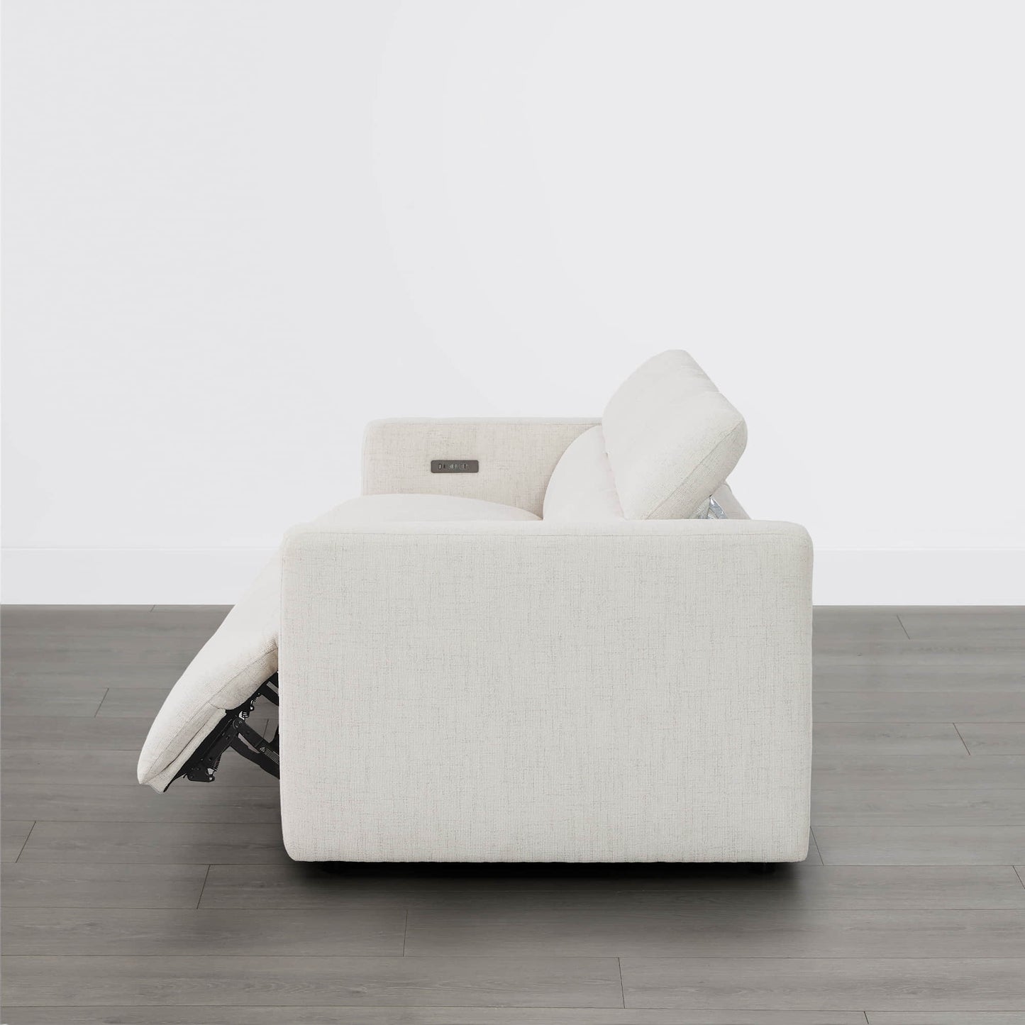 3-Seat Reclining Sectional Sofa with Power Headrest