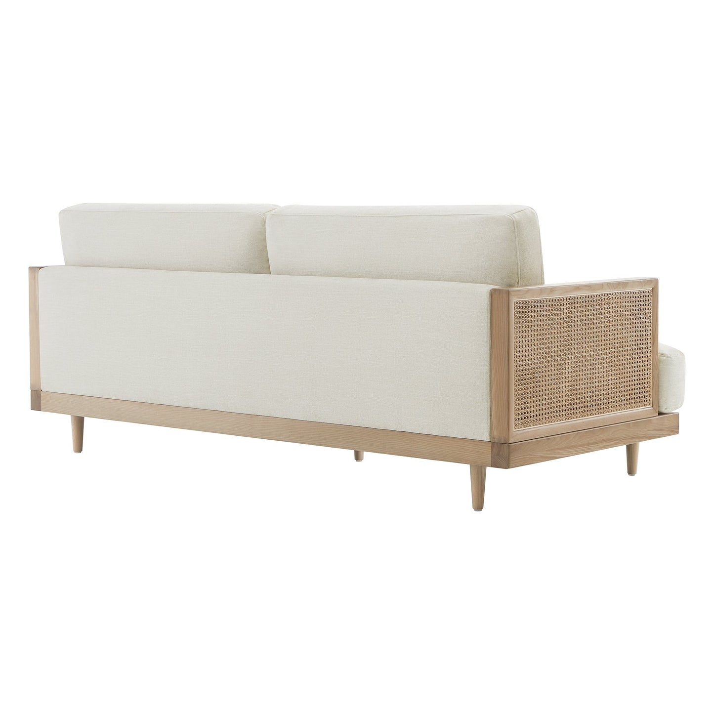 3-Seater Cane Sofa in Modern Design (78.75'')