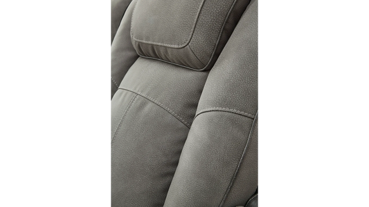 3-Seater Leather Power Reclining Sofa with Modern Heritage Design