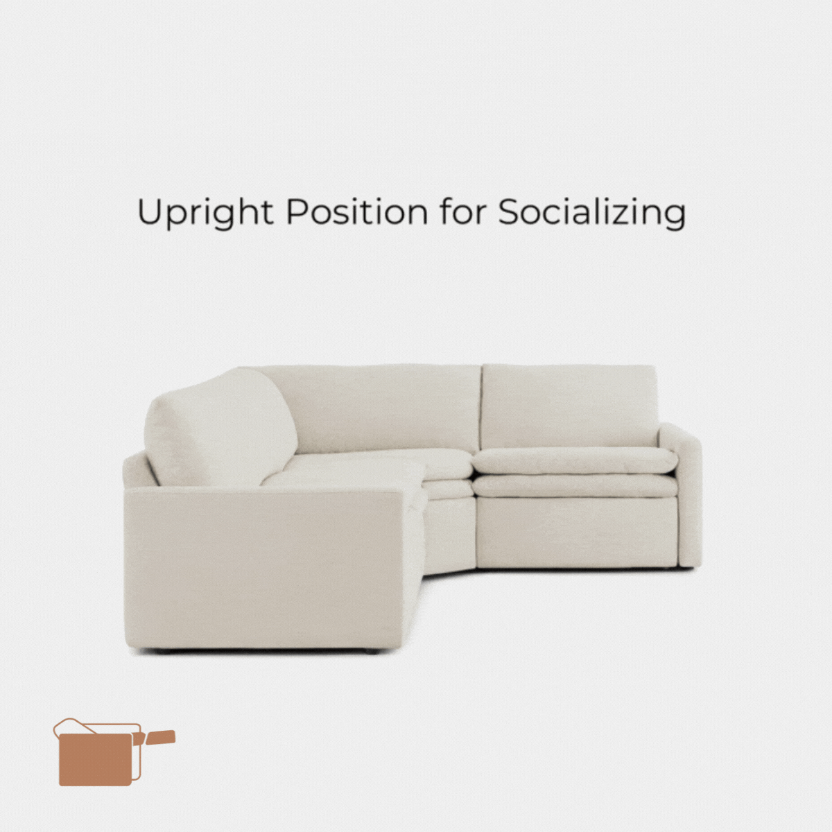 4-Seat Modular Reclining Sofa with Zero Gravity Design