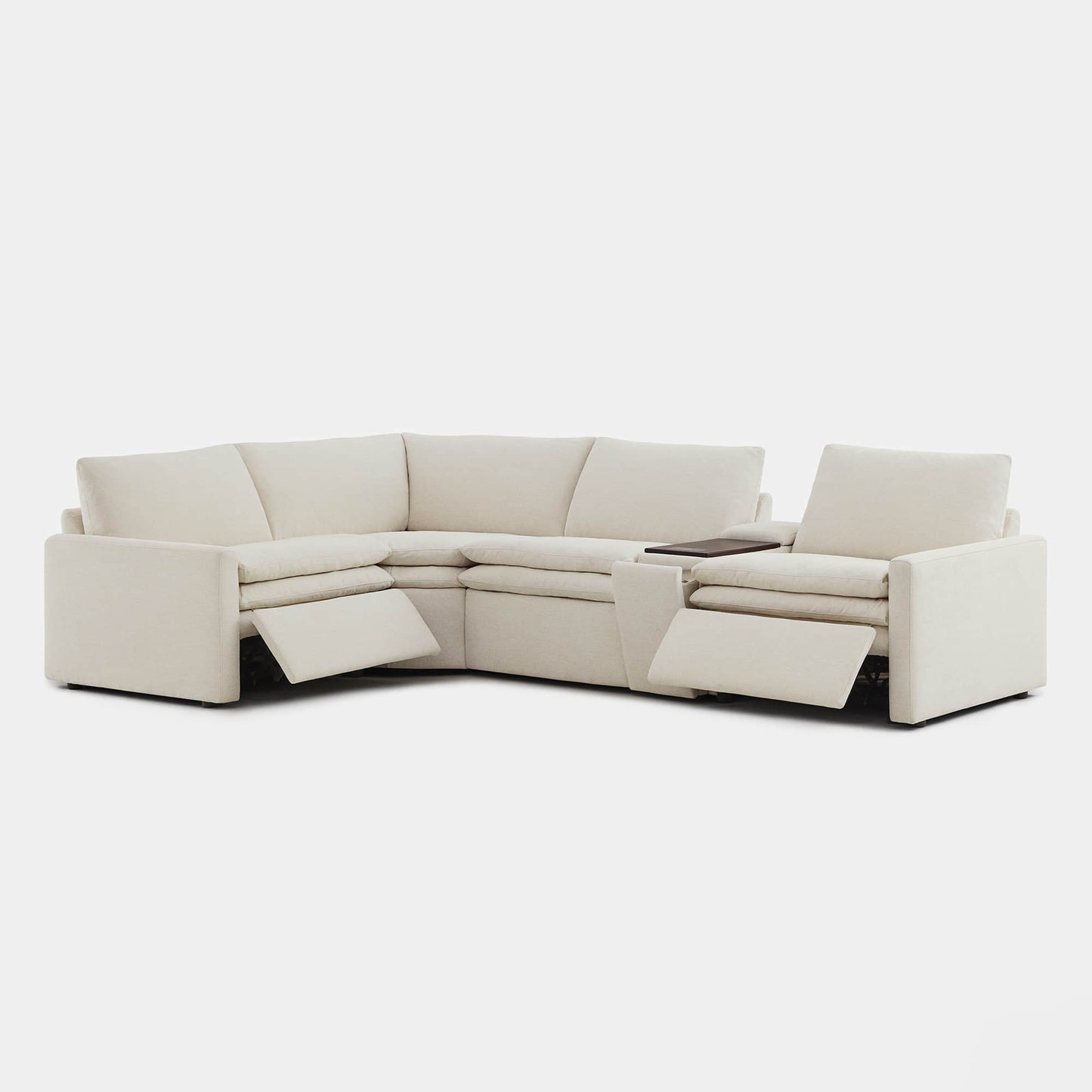 4-Seat Modular Reclining Sofa with Zero Gravity Design