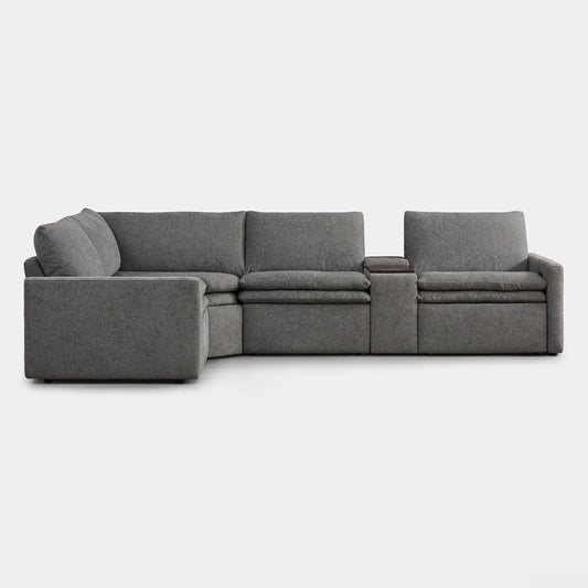 4-Seat Modular Reclining Sofa with Zero Gravity Design