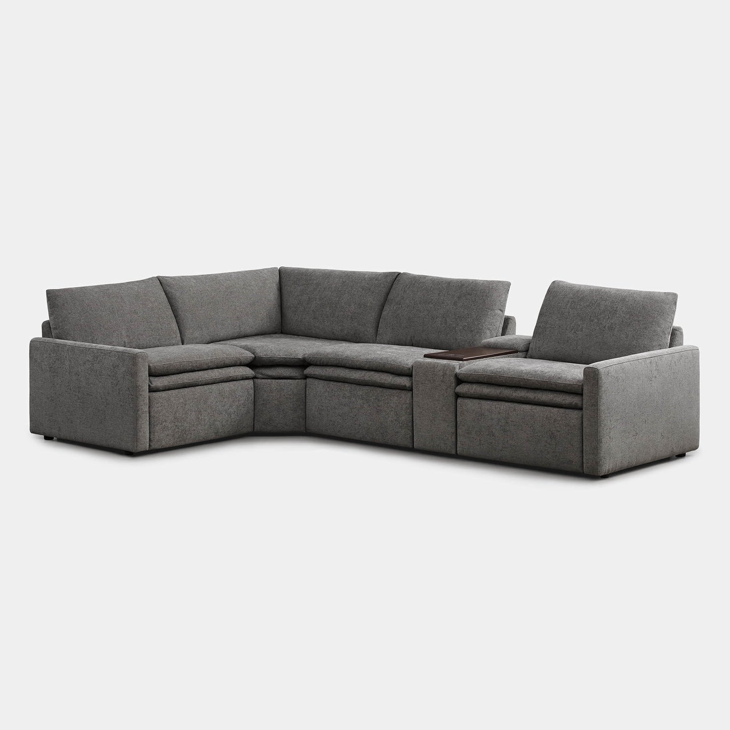 4-Seat Modular Reclining Sofa with Zero Gravity Design