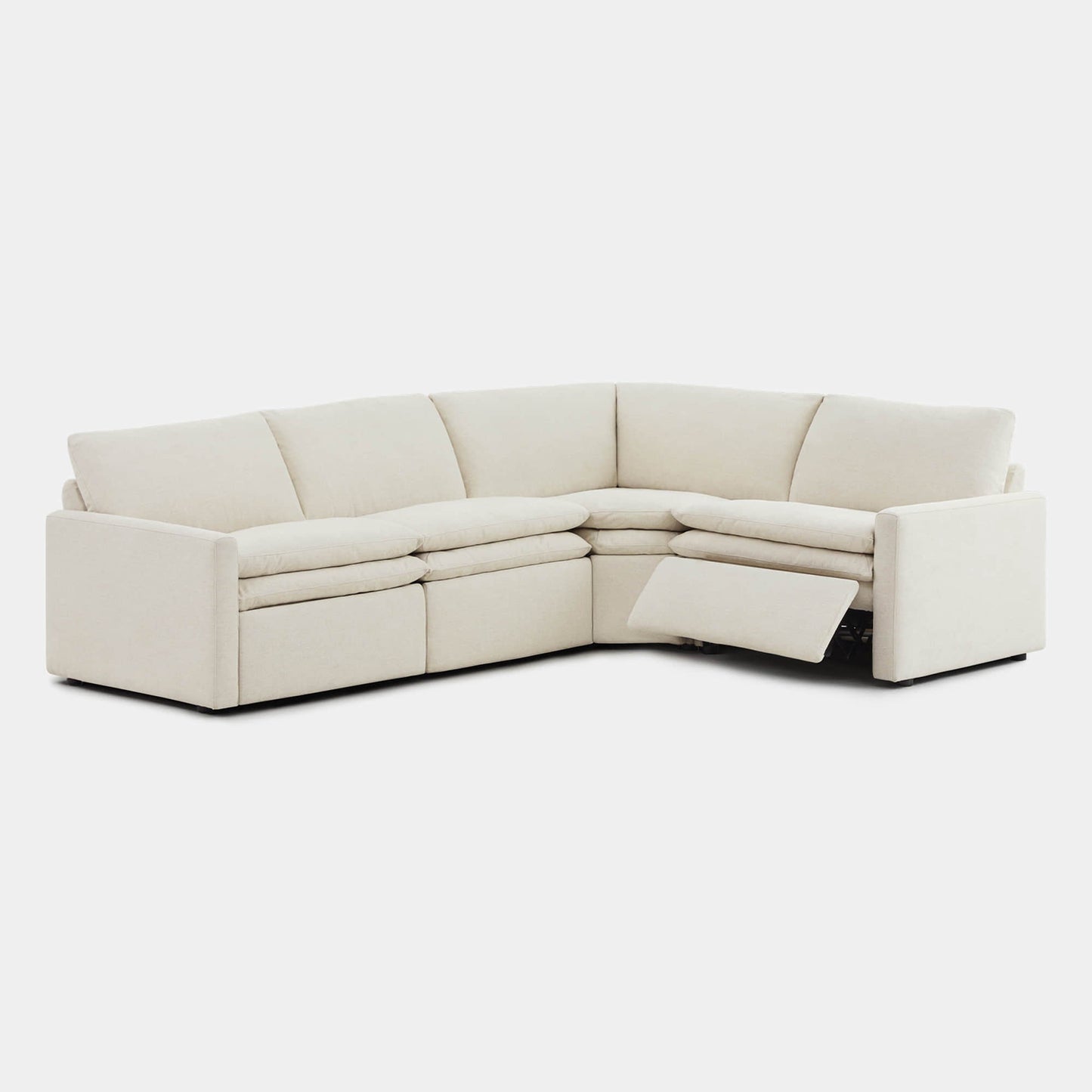 4-Seat Modular Reclining Sofa with Zero Gravity Design