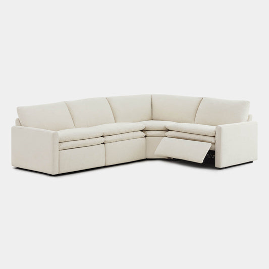 4-Seat Modular Reclining Sofa with Zero Gravity Design