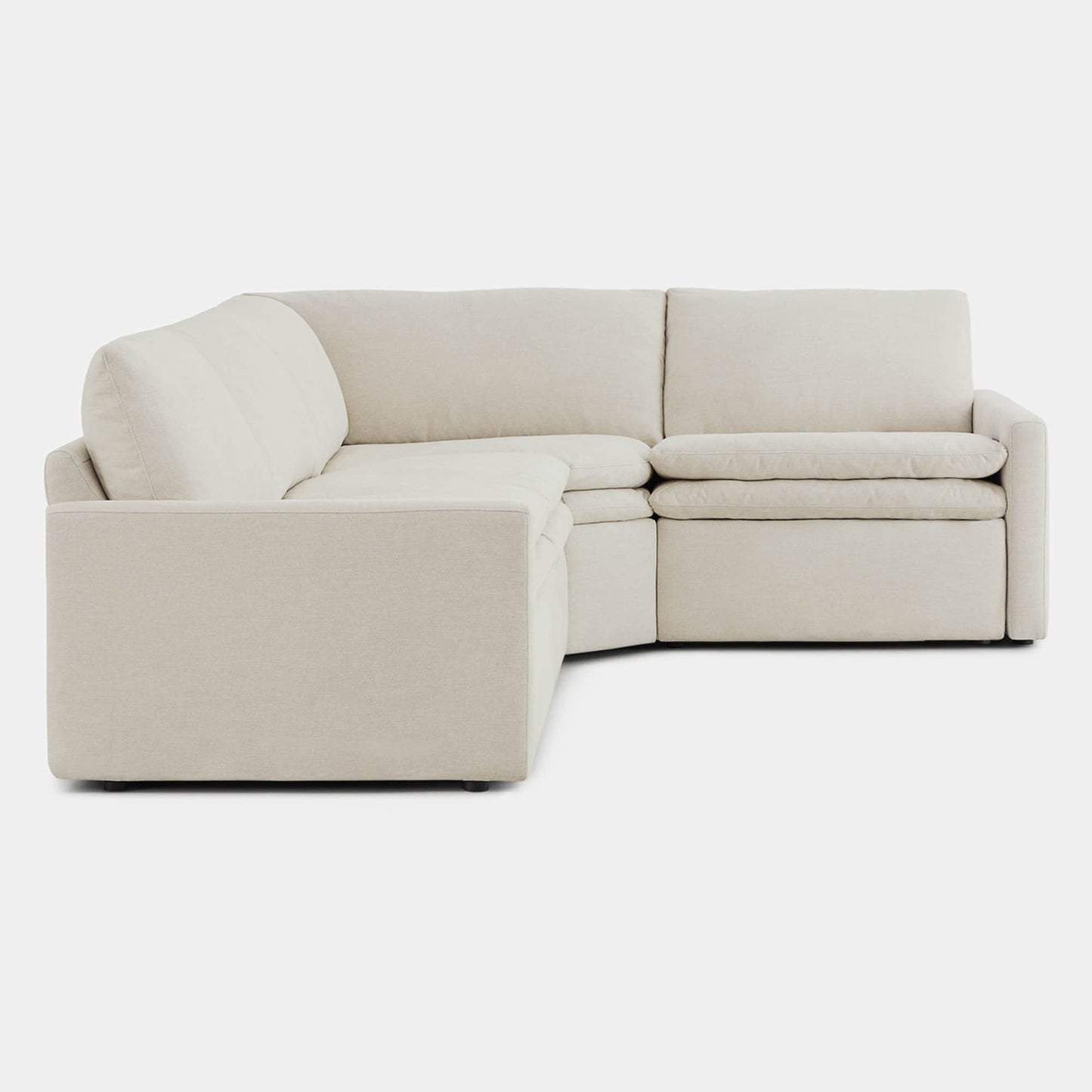 4-Seat Modular Reclining Sofa with Zero Gravity Design