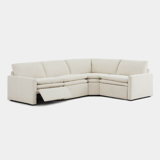 4-Seat Modular Reclining Sofa with Zero Gravity Design