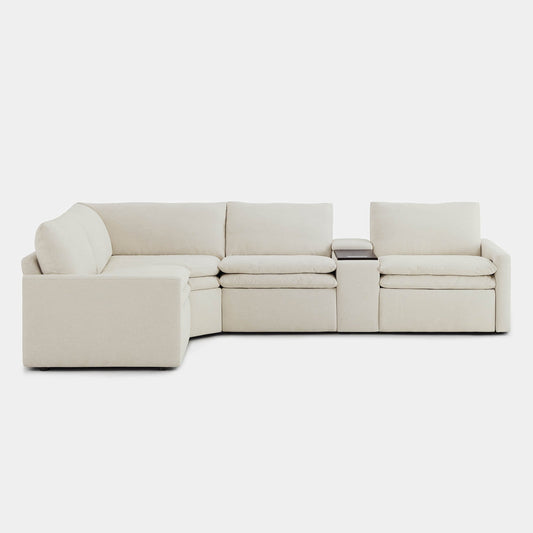 4-Seat Modular Reclining Sofa with Zero Gravity Design
