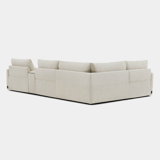 4-Seat Modular Reclining Sofa with Zero Gravity Design