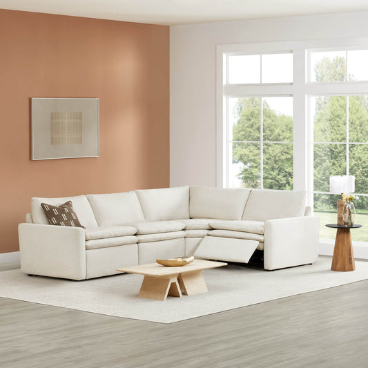 4-Seat Modular Reclining Sofa with Zero Gravity Design