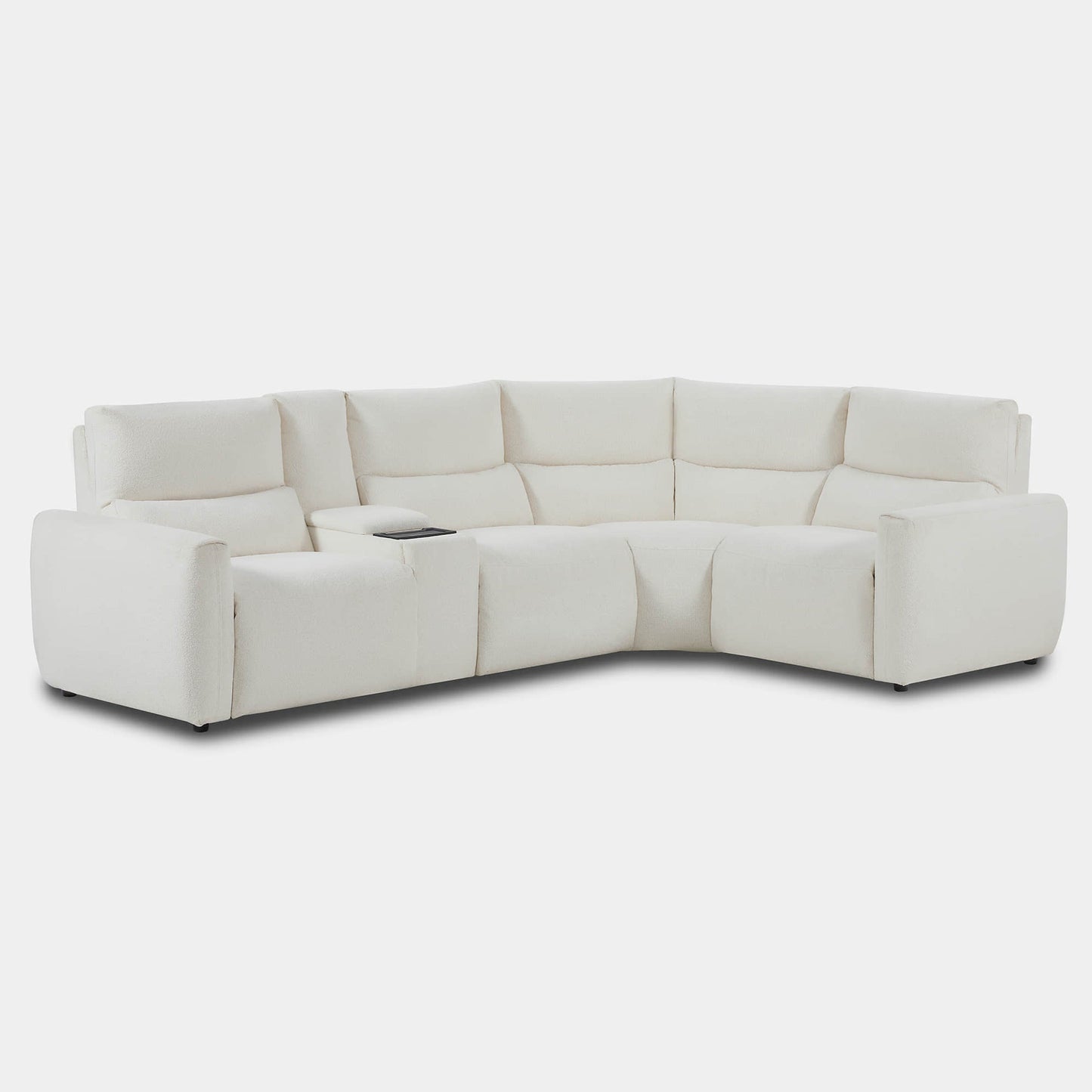 4-Seat Zero Gravity Reclining Sectional Sofa with Power Headrest