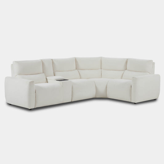 4-Seat Zero Gravity Reclining Sectional Sofa with Power Headrest