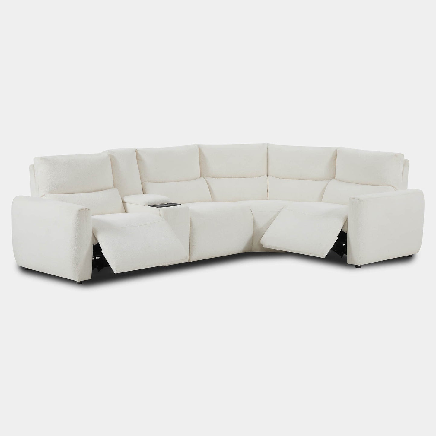 4-Seat Zero Gravity Reclining Sectional Sofa with Power Headrest