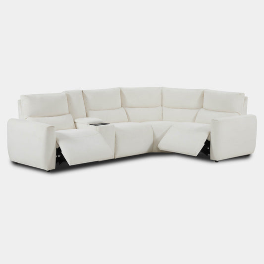 4-Seat Zero Gravity Reclining Sectional Sofa with Power Headrest